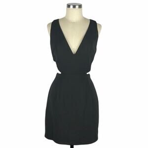 REVOLVE NBD x Naven Twins Sweet Lust Mini Dress Cutout LBD Black Strappy Size M‎